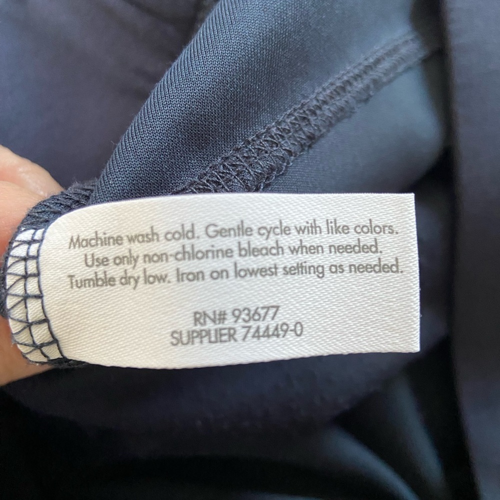 STYLUS Navy Joggers Pull On Stretch Waist Pockets Athleisure Gorpcore - Picture 5 of 13